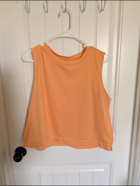 Jockey Orange Scoop Neck Tank Top